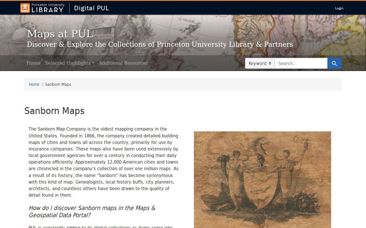Plainsboro previous residents regional Sanborn map research with unverified local sheet caveat